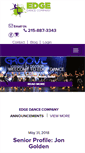 Mobile Screenshot of edgedanceco.com